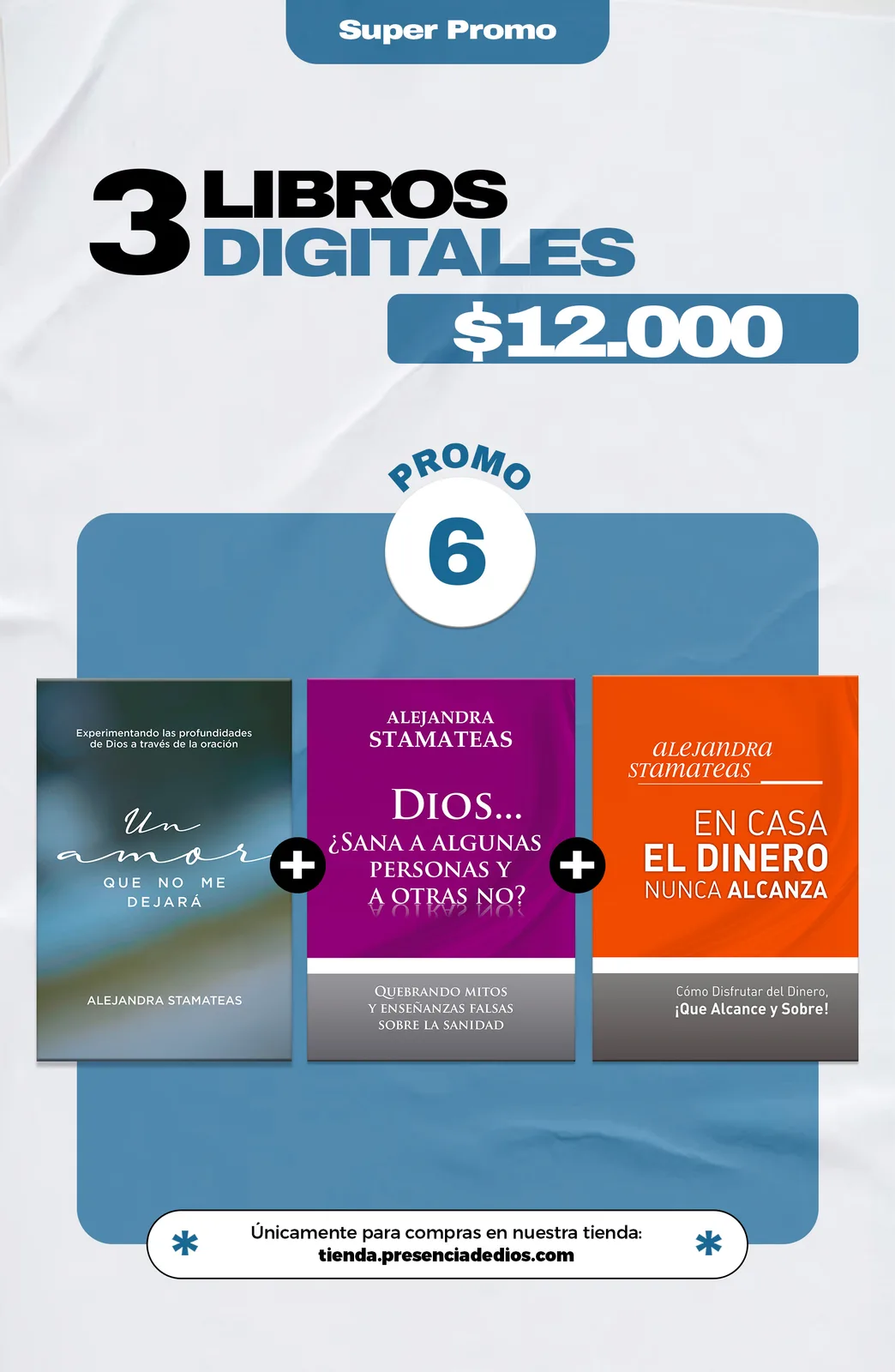 Portada de Un amor que no me dejará + Dios...¿Sana a algunas personas y a otras no? + En casa el dinero nunca alcanz, de Alejandra Stamateas